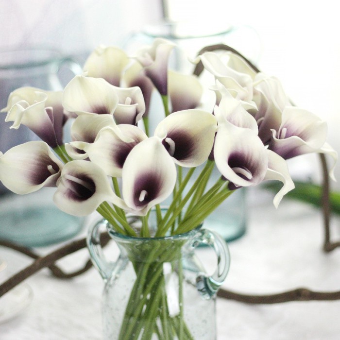 Premium Bunga Artifisial Tangkai Calla Lily Real Touch P35