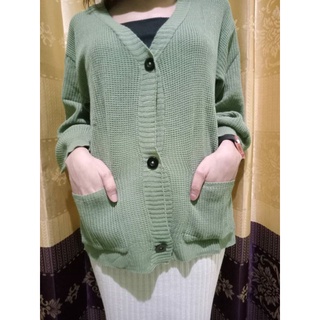sweater cardigan saku seker k.3