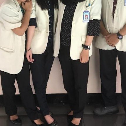 JAS APOTEKER KUNING GADING LENGAN PENDEK WANITA