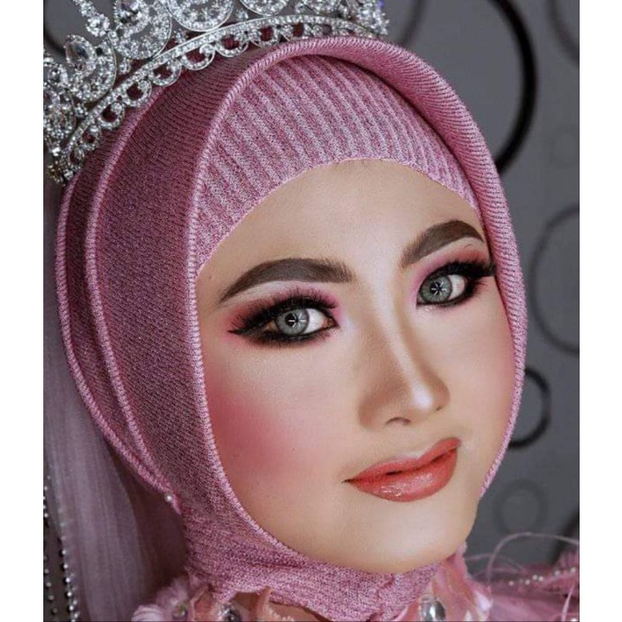 spon ati pelapis hijab segi empat pengantin