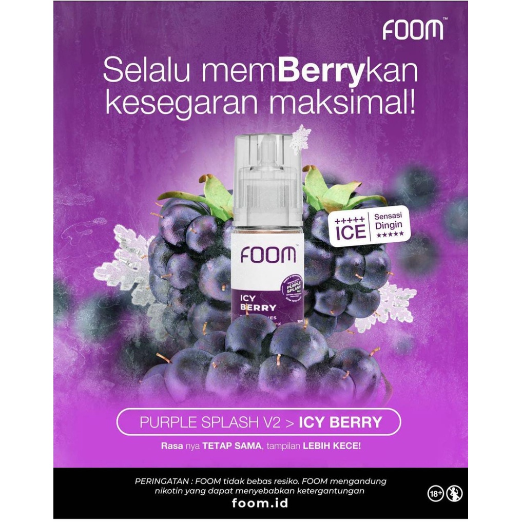 Foom Purple Splash Berry -30ml Vol.2