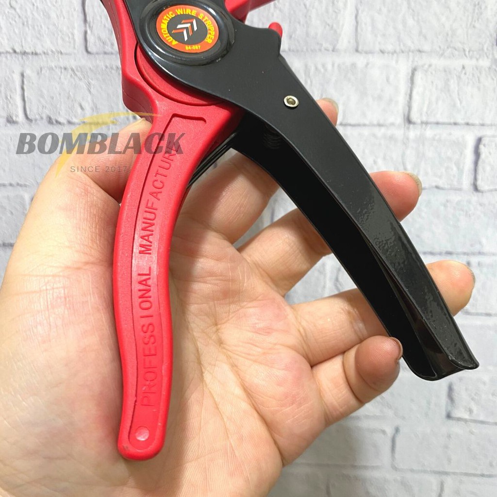 Tang Kupas Kabel Model F GRIP ON Cable Wire Stripper Potong Kabel 2in1