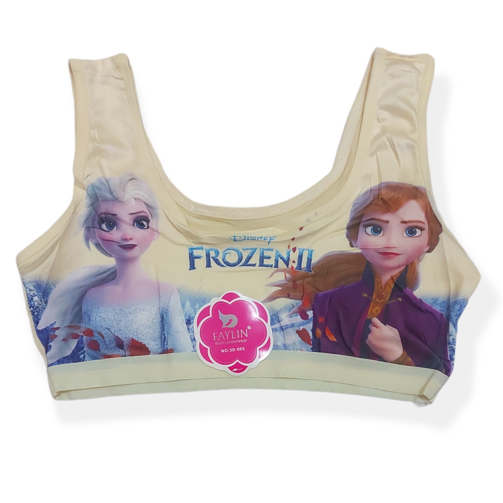 FAYLIN | Miniset Anak Pelajar SD SMP  / Dalaman Anak 3D FROZEN / Super Lembut