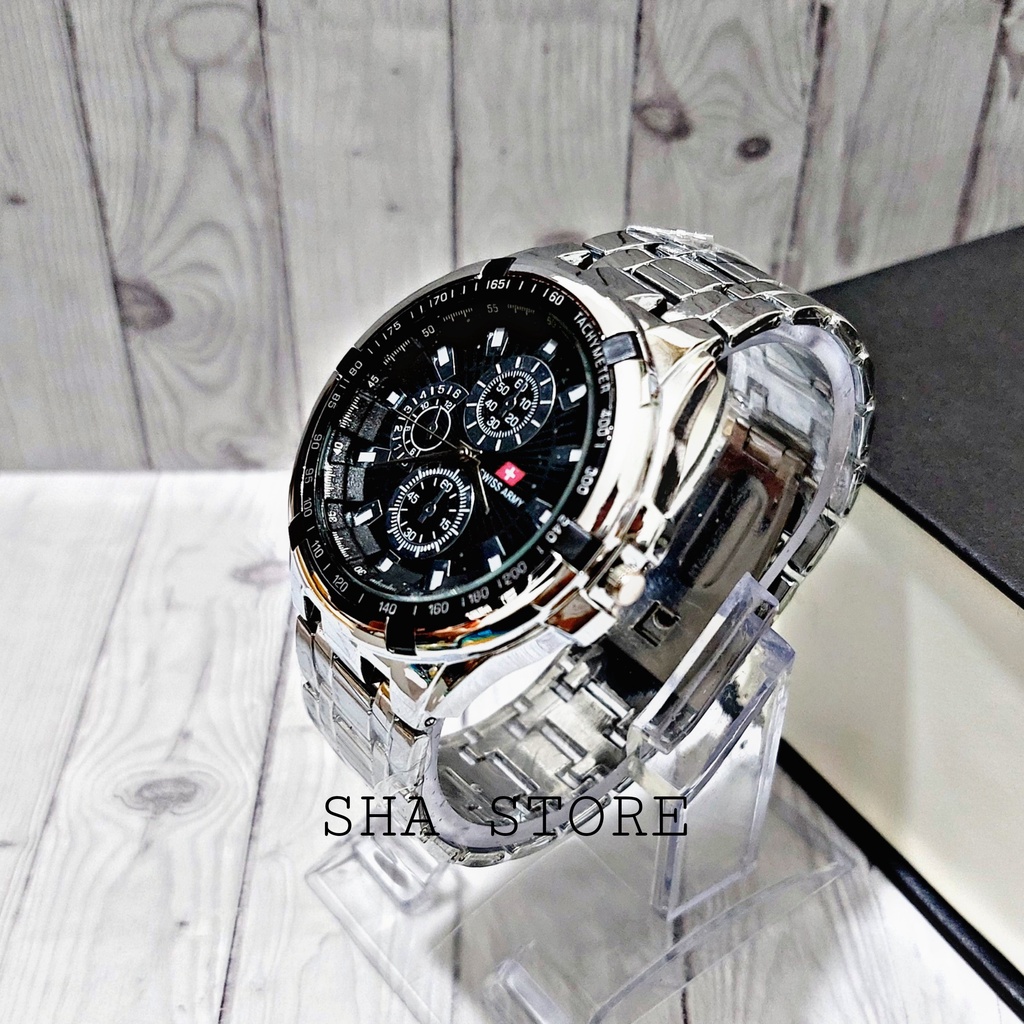 COD !!! JAM TANGAN PRIA TERLARIS///JAM TANGAN PRIA STAINLESS STEEL//JAM TANGAN PRIA TALI RANTAI//GRATIS BATERAI CADANGAN-SILVER