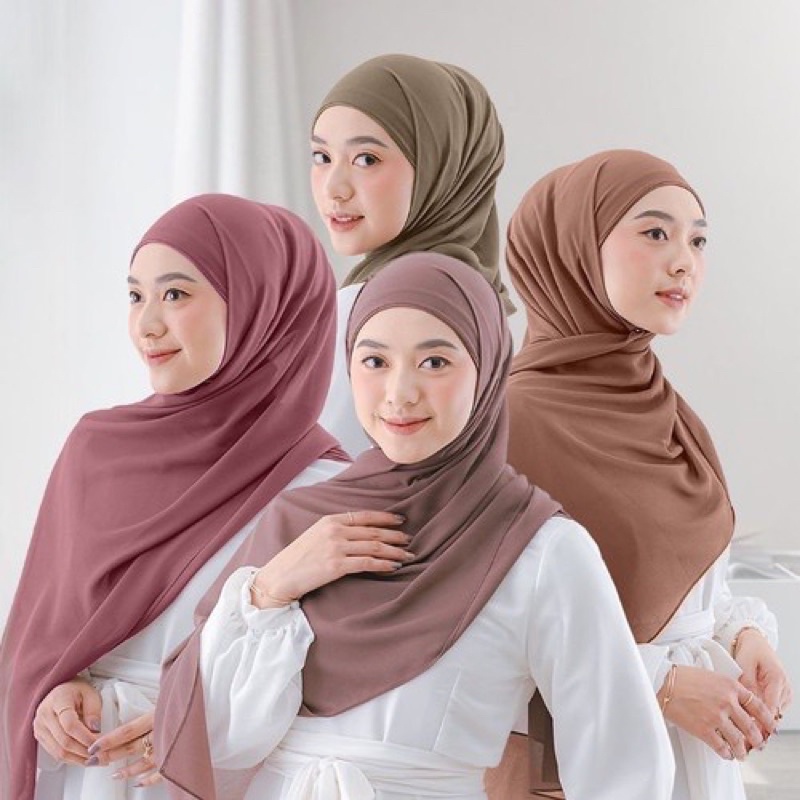 50WARNA PASHMINA MALAY POLOS CERUTY BABYDOLL PREMIUM JAHIT TEPI / PASMINA CERUTY BABY DOLL IMPORT SABYAN HEAVY CHIFFON KERUDUNG HIJAB JILBAB TERMURAH PART 1