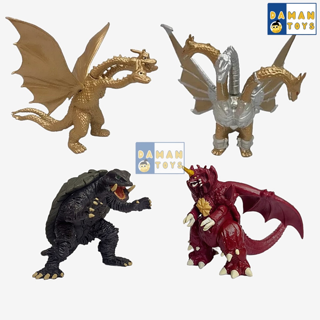 Monster Destoroyah Godzilla Mecha Godzila Skullcrawler vs Kong Ghidorah Action Figure Mainan