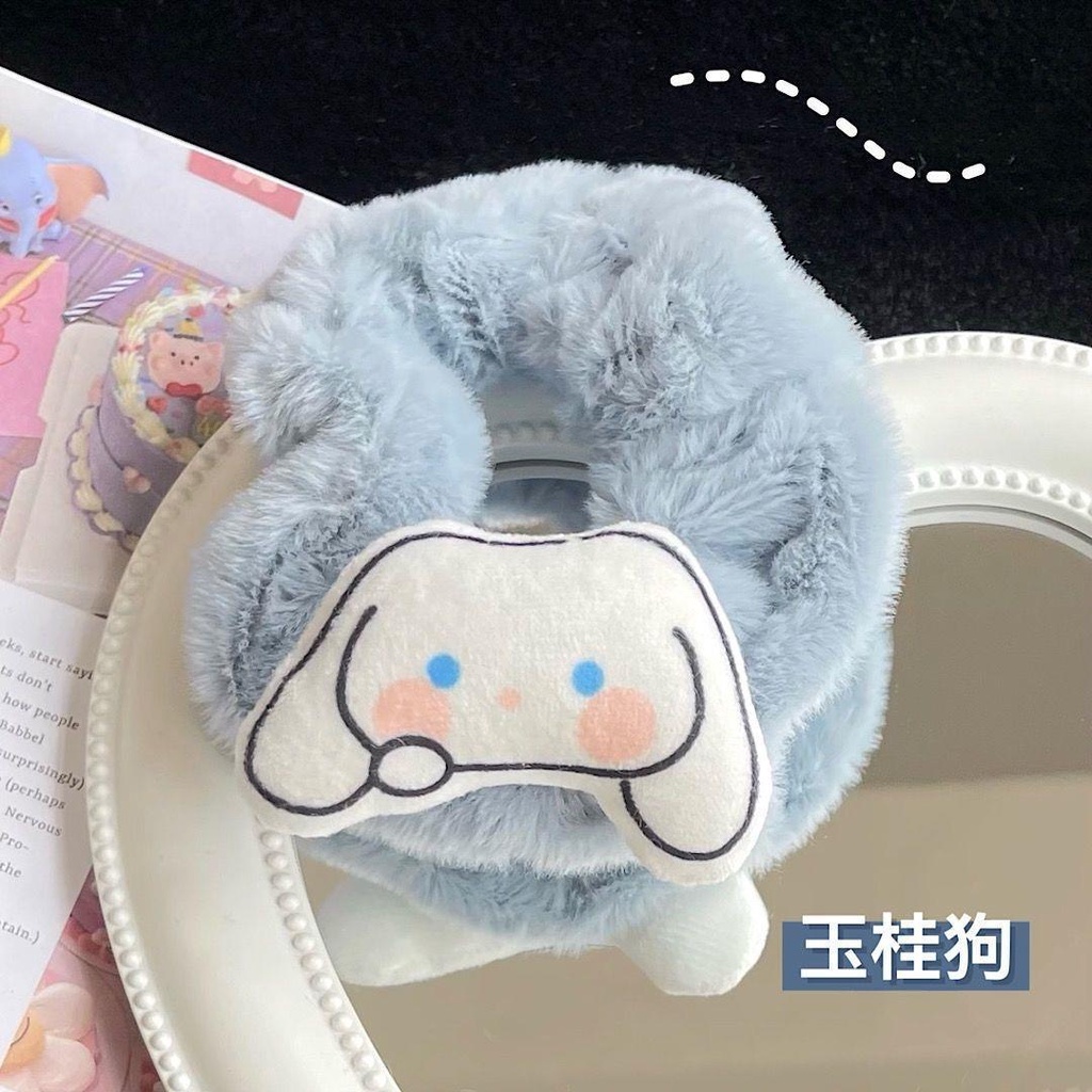 IKATT RAMBUT PREMIUM SANRIO POMPOM BONEKA LUCU / KUCIRAN RAMBUT KUROMI