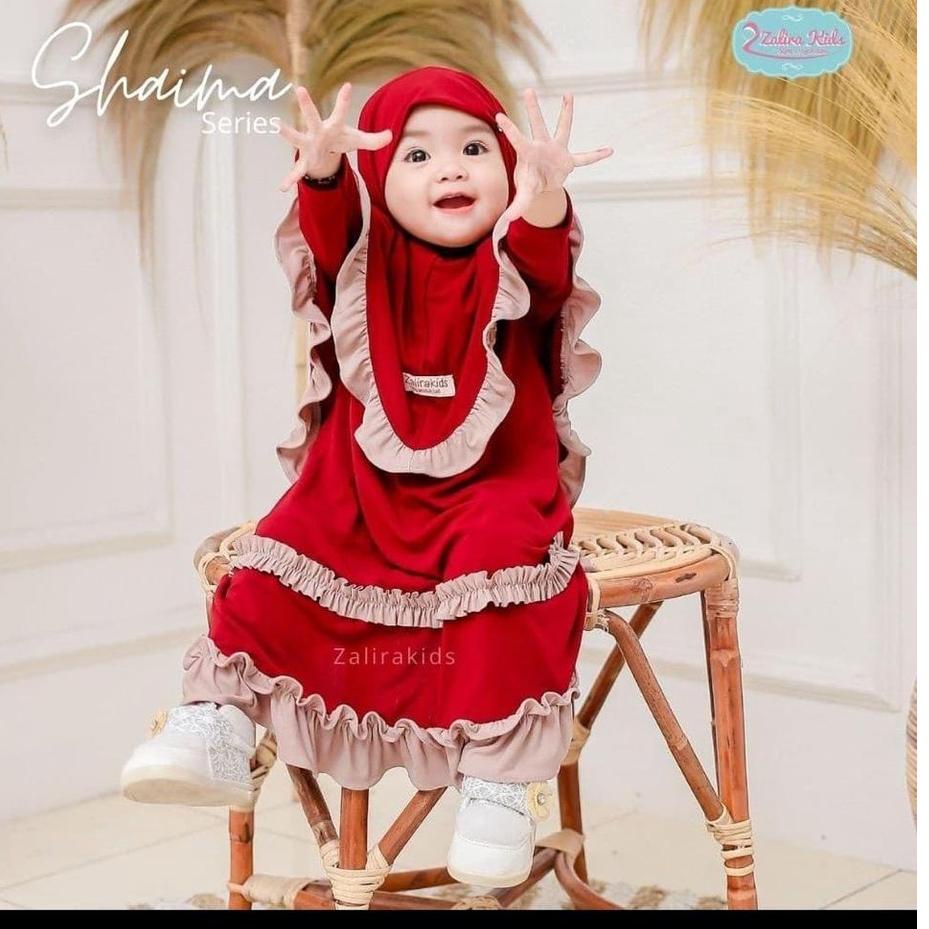 Gamis syari anak shafira / Gamis anak model terbaru / gamis anak model lucu / Gamis anak Syar'i / Ga