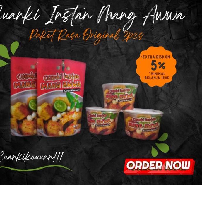 

Limited | JKH|PAKET CUANKI MANG AWWA ORIGINAL 3PCS