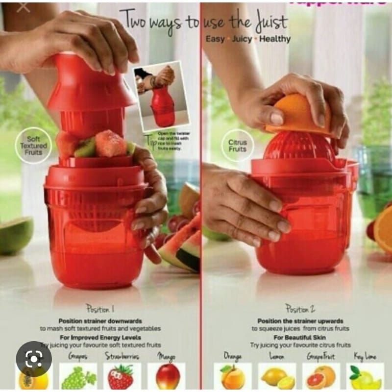 Tupperware blender manual / pemeras jeruk Sunkist /membuat MPASI praktis / juist promo