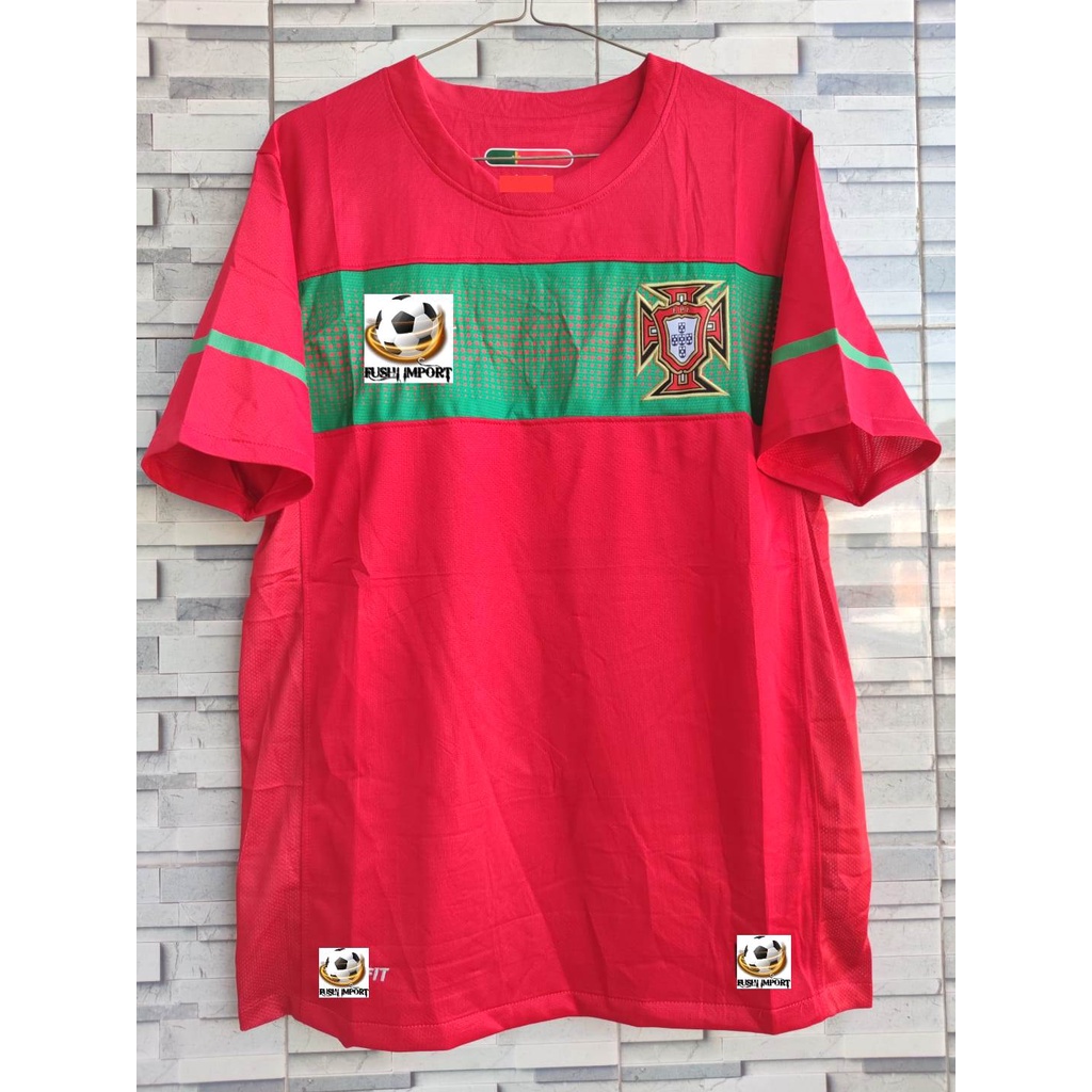 RETRO | Jersey Baju Bola Portugal Home 2010 Grade Ori