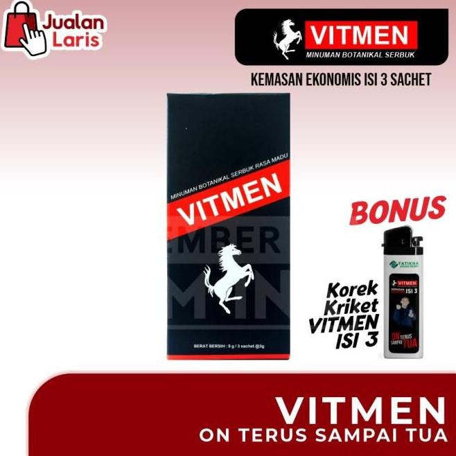VITMEN OBAT HERBAL PRIA TAHAN LAMA KEMASAN EKONOMIS