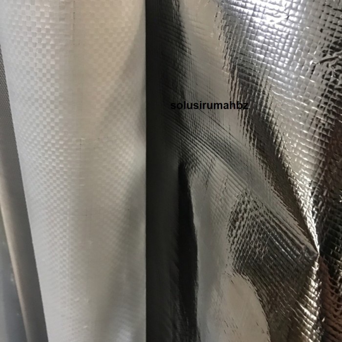 Alumunium foil woven meteran single side lebar 120cm per meter