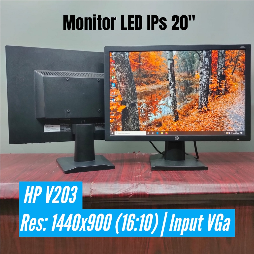 LED LCD Monitor 22 20 19 Inchi Murah Normal Mulus Berkualitas Bergaransi