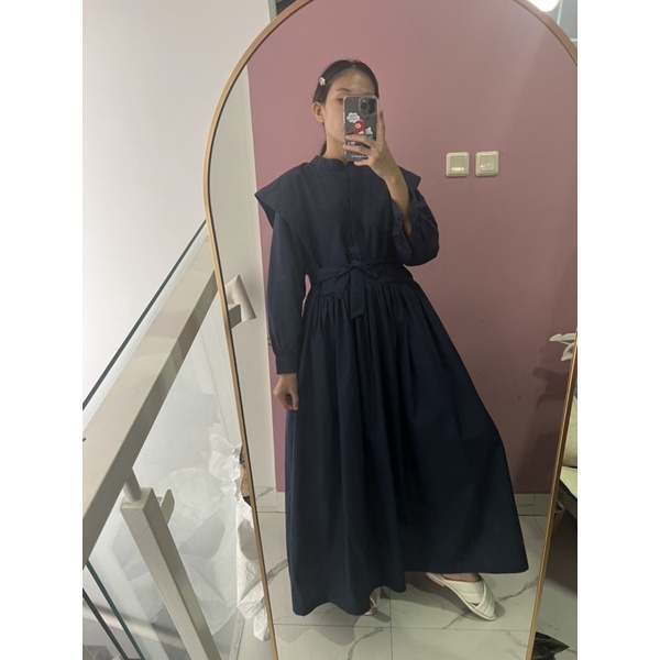 DODO DRESS  (navy , merah cabai, maroon ,brown)