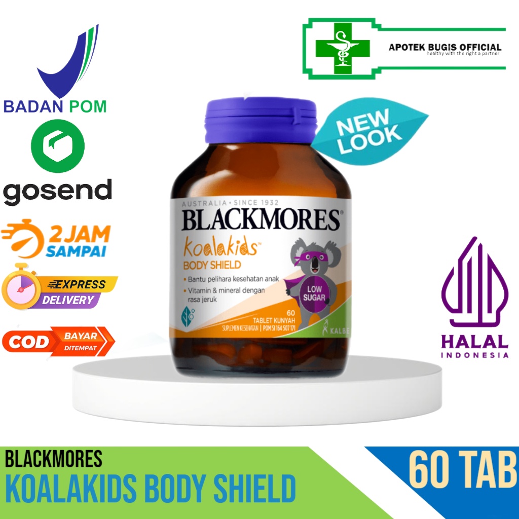 Blackmores Koalakids Body Shield 60 Tablet Kunyah