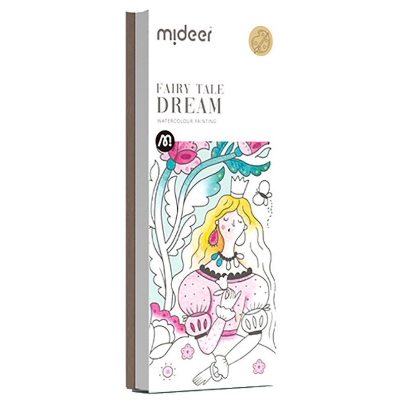 

Mideer Painting Book Watercolour Fairy Tale Dream Buku Mewarnai Anak Belajar Melukis Cat Air Mainan Edukasi Anak