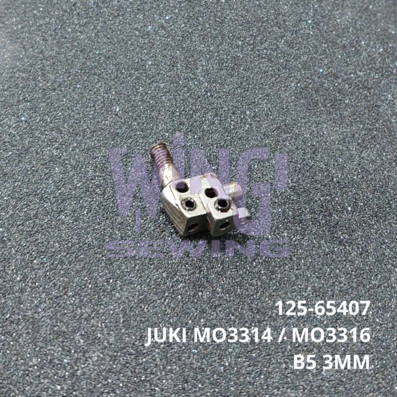 12565407 JUKI MO33XX Benang 5 3MM Kepala Jarum Mesin Jahit Obras