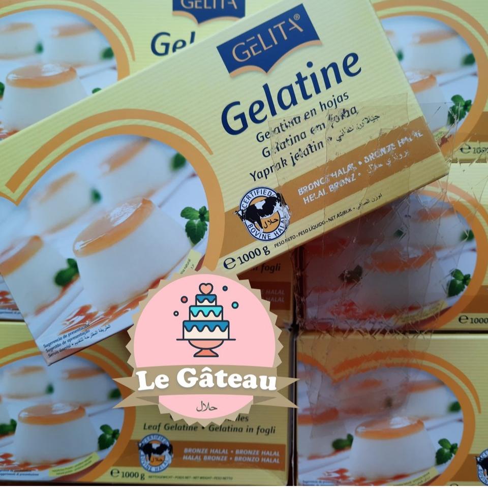 

codeRr8R2 10 lembar gelatine sheet / gelatin lembar halal Gelita