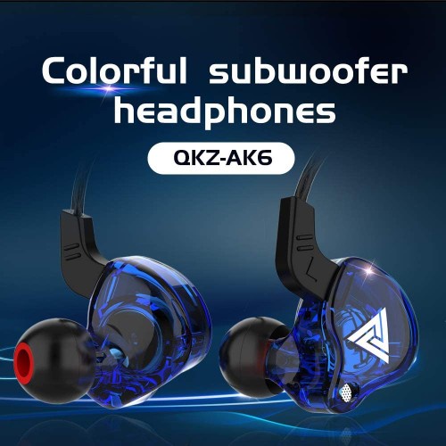 Earphone QKZ AK6 AK6x AK6 Pro Max Quality Knowledge Zenith Gaming Sport Mic Bass not CK5