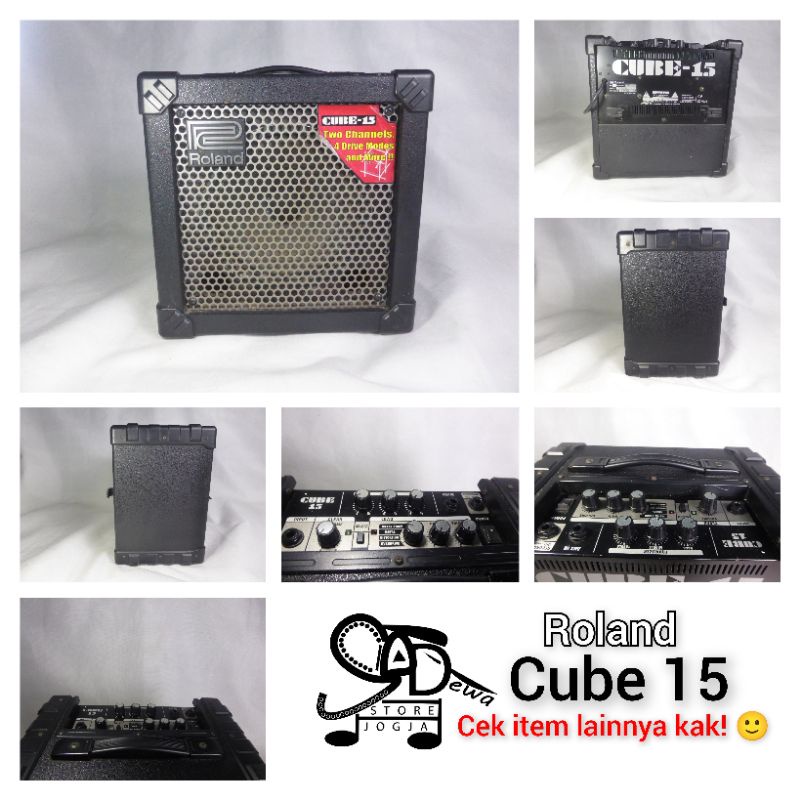 ROLAND CUBE 15 AMPLIFIER GUITAR AMPLI GITAR COMBO  Bkn 15XL 15GX 15X