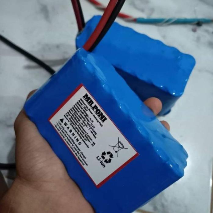 Battery Pack Lithium 12V 10Ah Best Performance Termurah