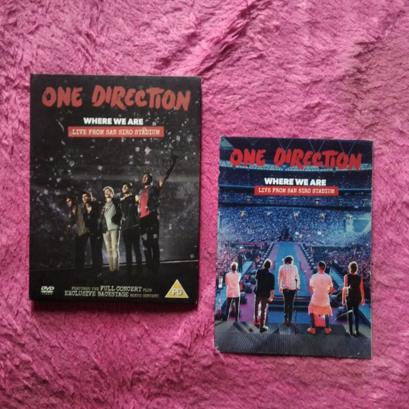 [IMPORT] ONE DIRECTION 1D - WHERE WE ARE DVD (LIVE FROM SAN SIRO STADIUM) OFFICIAL ALBUM CD OFFICIAL