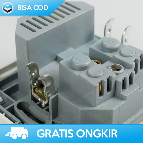 STOP KONTAK DINDING WITH 2 USB PORT TAFFWARE EU PLUG HIGH PROTECTION