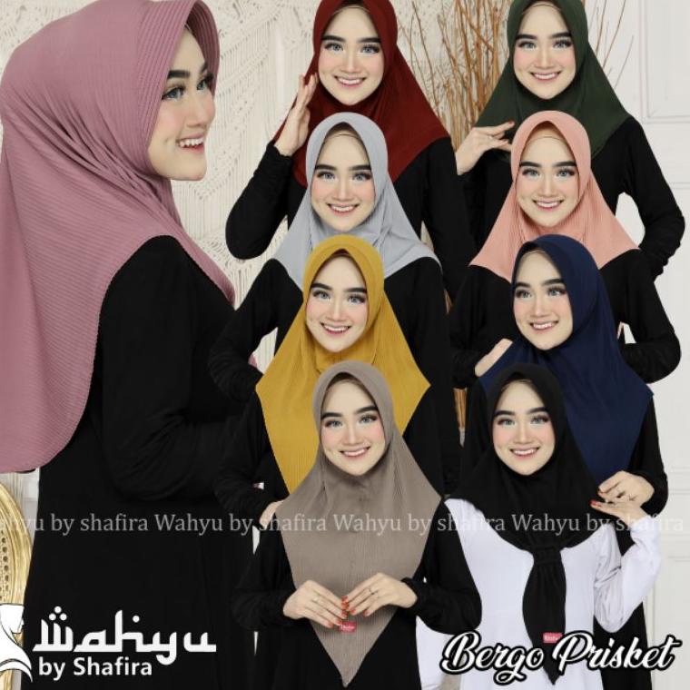 BERGO PLISKET PET HIJAB INSTAN FREE BROS / GESPER WAHYU BY SHAFIRA JILBAB PLISKET EL RAIS HIJAB ◦ SM
