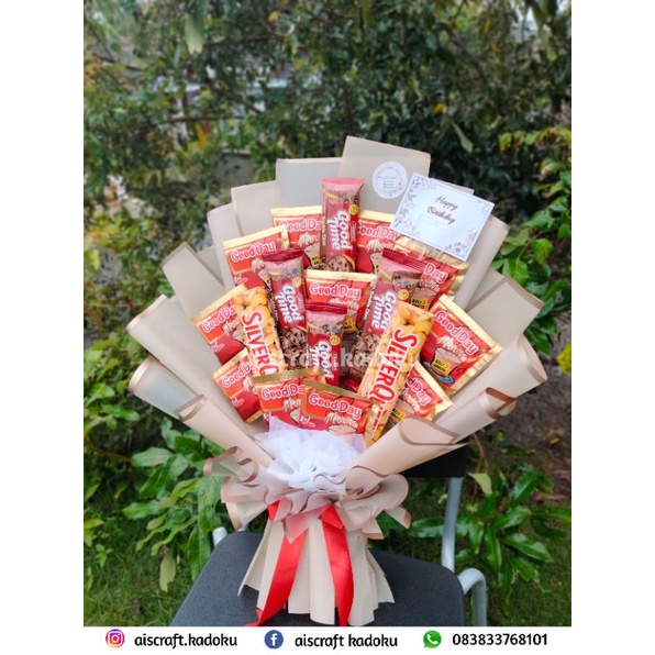 

Buket,bouquet,bucket,buket snack,kado ultah,kado wisuda