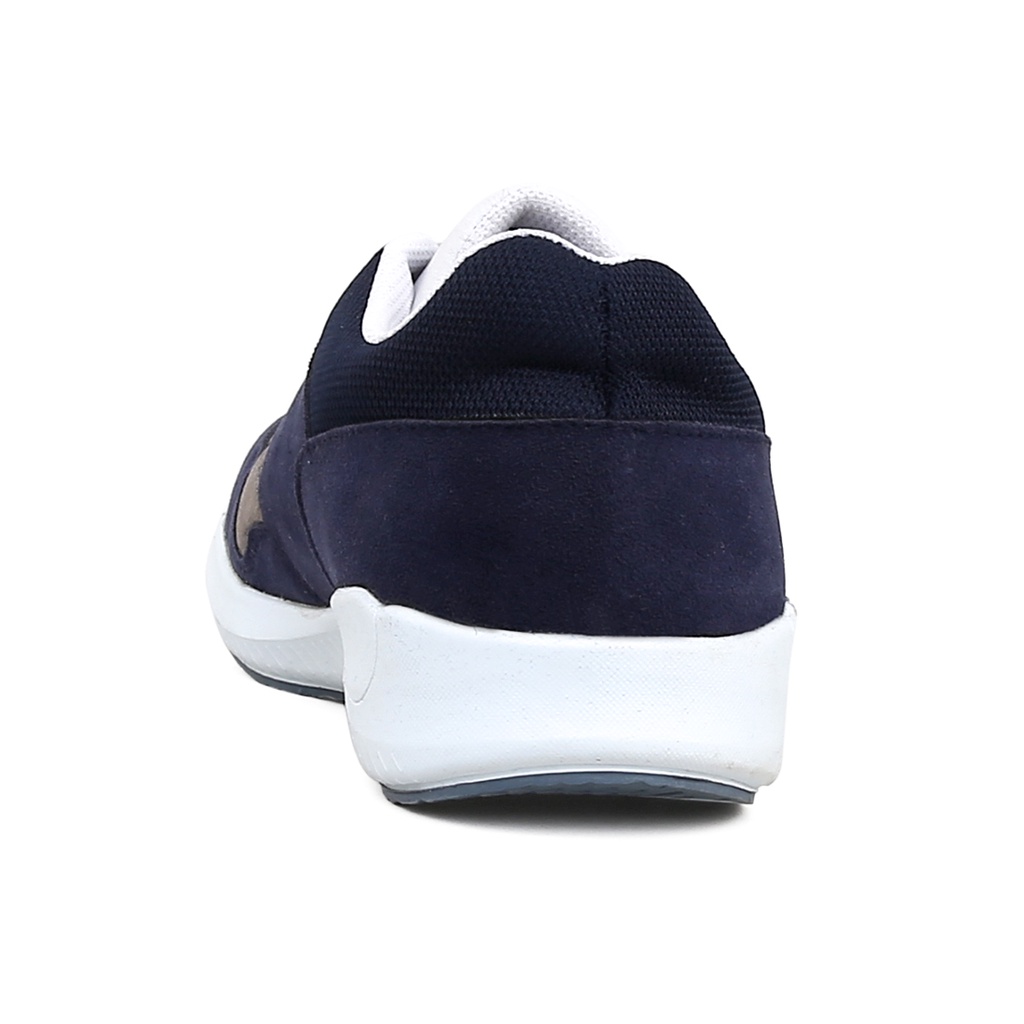 Sepatu Sneakers Pria Trendi Kekinian Terbaru Motif Corak Keren Casual Stylish Outdoor Sport Shoes Fitnes Biru Navy UC x CTNZ C02