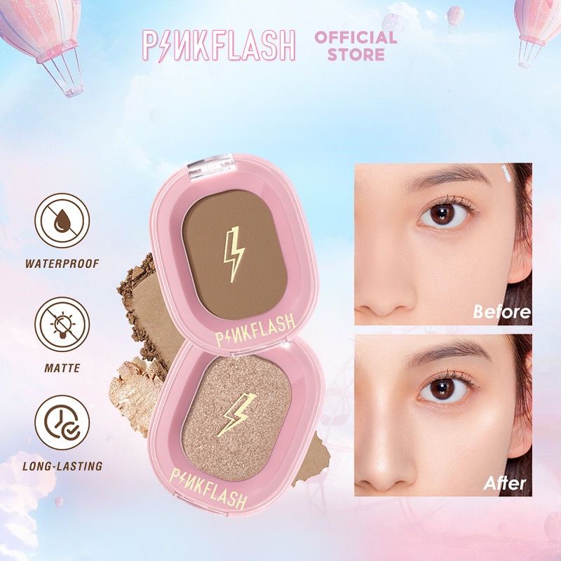 PINKFLASH OHMYSHOW CONTOUR HIGHLIGHTER SHIMMER SOFT [SWEETSPACE]