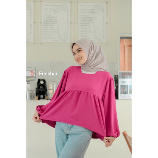 INARA BLOUSE KOREAN / BLOUSE LENGAN BALON / BLOUSE KOREA