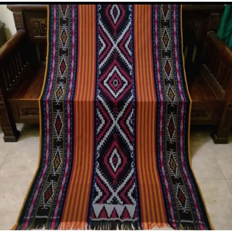 KAIN TENUN SONGKET LOMBOK ASLI