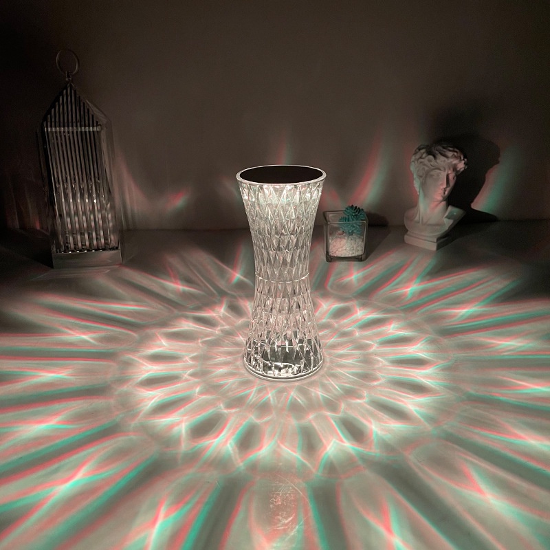 JOS1506 Lampu Hias LED Crystal Diamond Lampu Meja Kristal