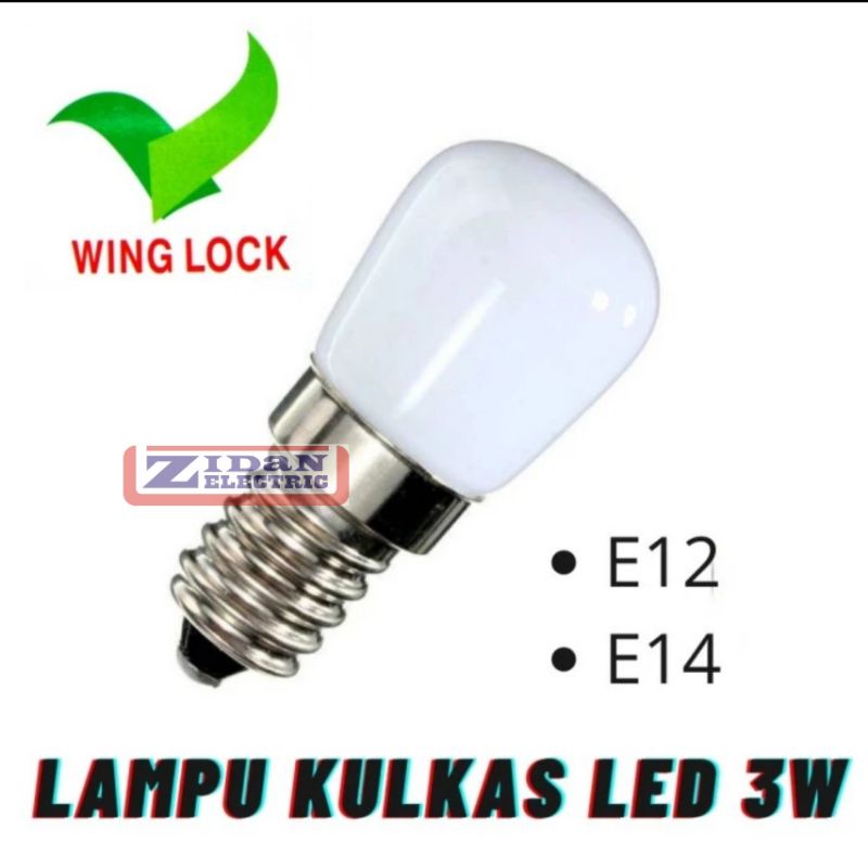 Lampu Kulkas Led E12 E14 3W / Lampu Tidur Led E12 E14 3 Watt Lovov