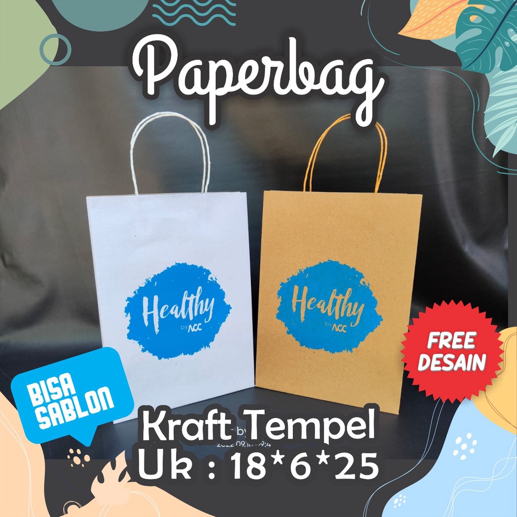 

Paperbag custom desain Sablon, tas kertas custom desain sablon, paperbag kraft custom desain sablon, tas kertas kraft custom desain sablon murah