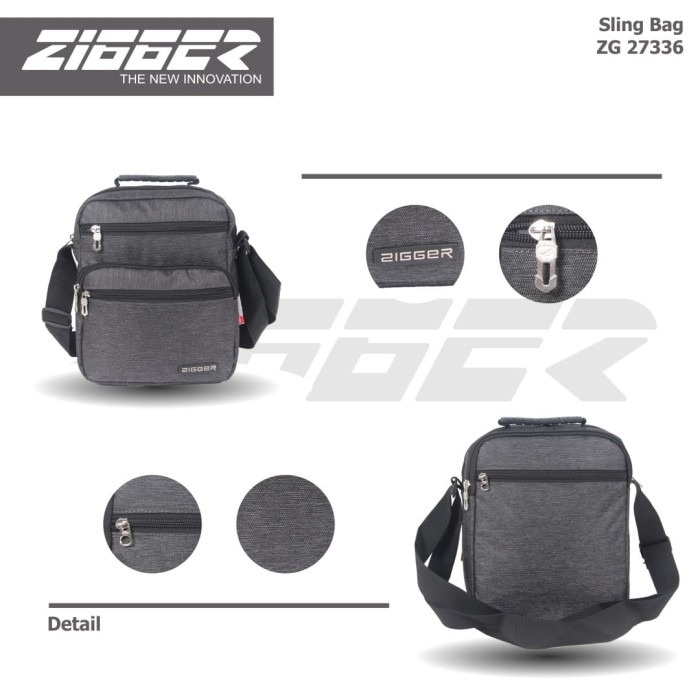 [KLIKTAS] Tas Slempang Pria I-pad Zigger - ZG 27336 - Sling Bag I-pad