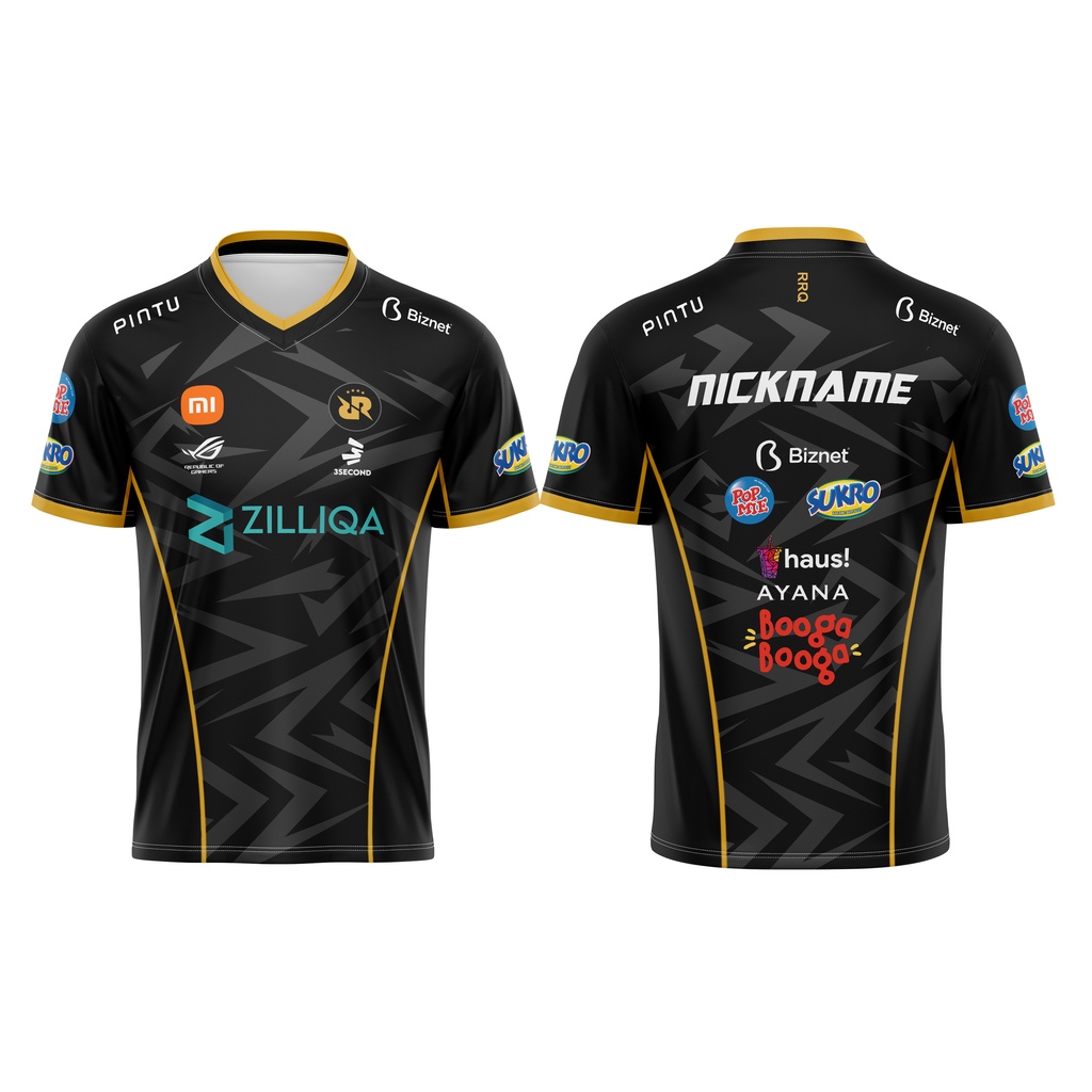 Jual JERSEY RRQ M4 2023 ESPORT GAMING GRATIS NICKNAME Shopee Indonesia