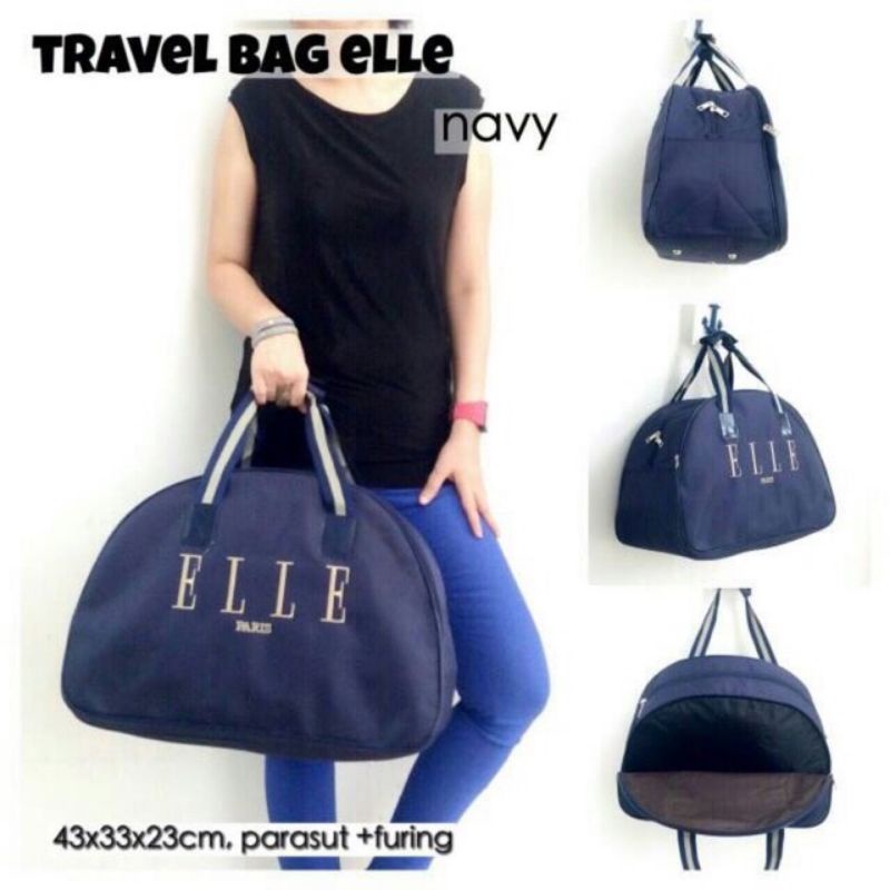 Tas Travel Bag Tas Pakaian ELLLE JAMIN Kualitas Premium Tas Pulang Kampung Jumbo Besar Muat Banyak