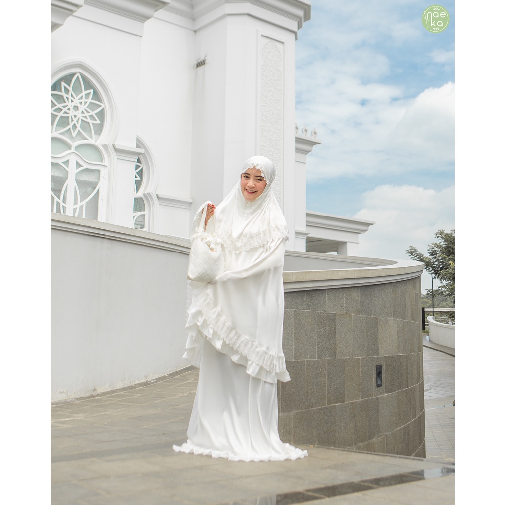 Naeka Mukena Hajj 2in1 Series Silk Premium Mukena Umroh