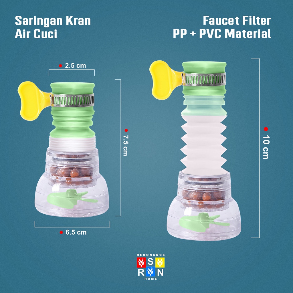 Saringan Air Kran + Klem / Sambungan Kran Fleksibel Casa Hardware