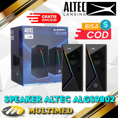 Speaker Gaming 2.0 Altec Lansing ALGS9802 With RGB Light