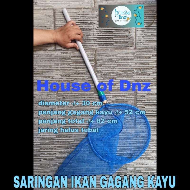 Serokan Ikan Besar Seser Jumbo 30 cm Saringan Kolam Aquarium Jaring