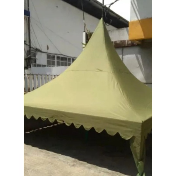 tenda kerucut 4x4 tenda promosi buat jualan stand