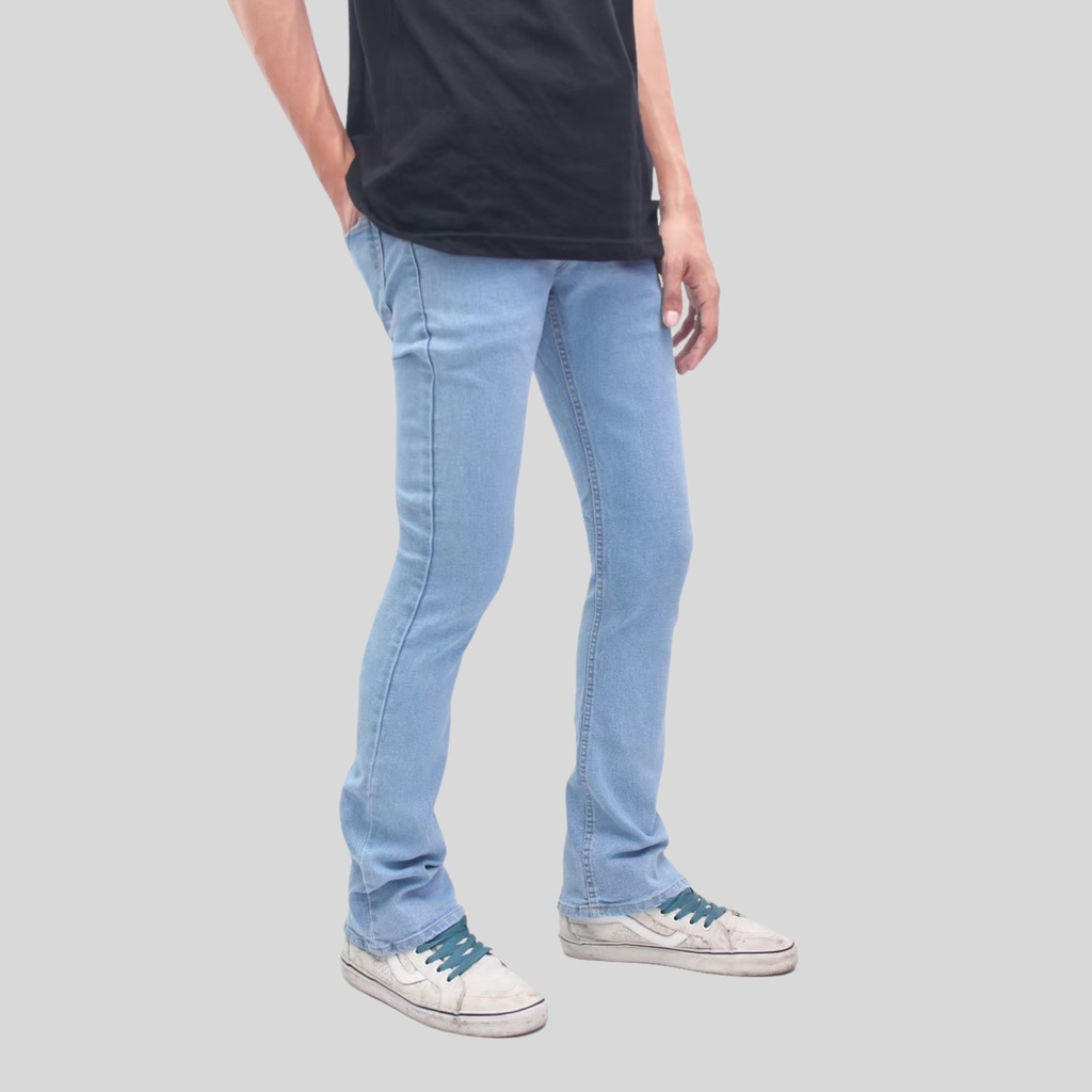 Celana Jeans Pria Slim Fit Cutbray Cowok Panjang Bootcut Skinny Model Cut Bray Soft Jeans Premium