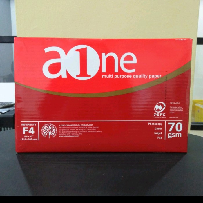 

Kertas F4 A10one 70gr