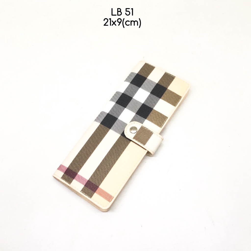 dompet kartu panjang LB51 BRB cream dompet wanita panjang