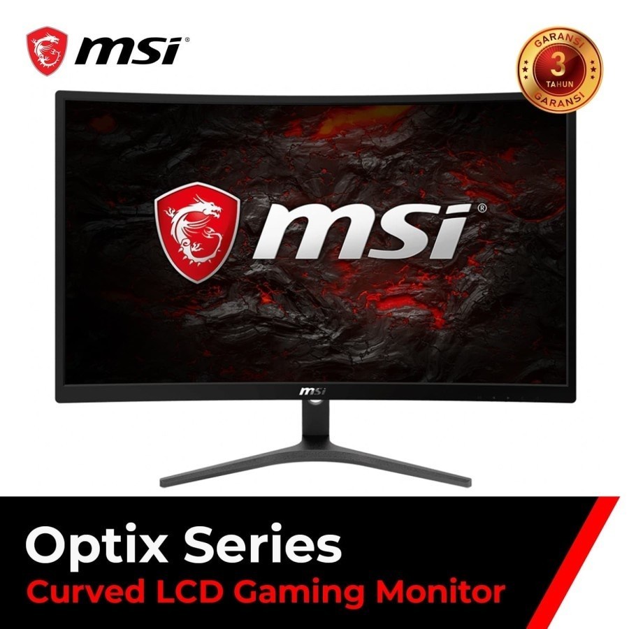 MSI Optix G241VC 24&quot; Curved Gaming Monitor - 1080p FHD 75Hz 1ms