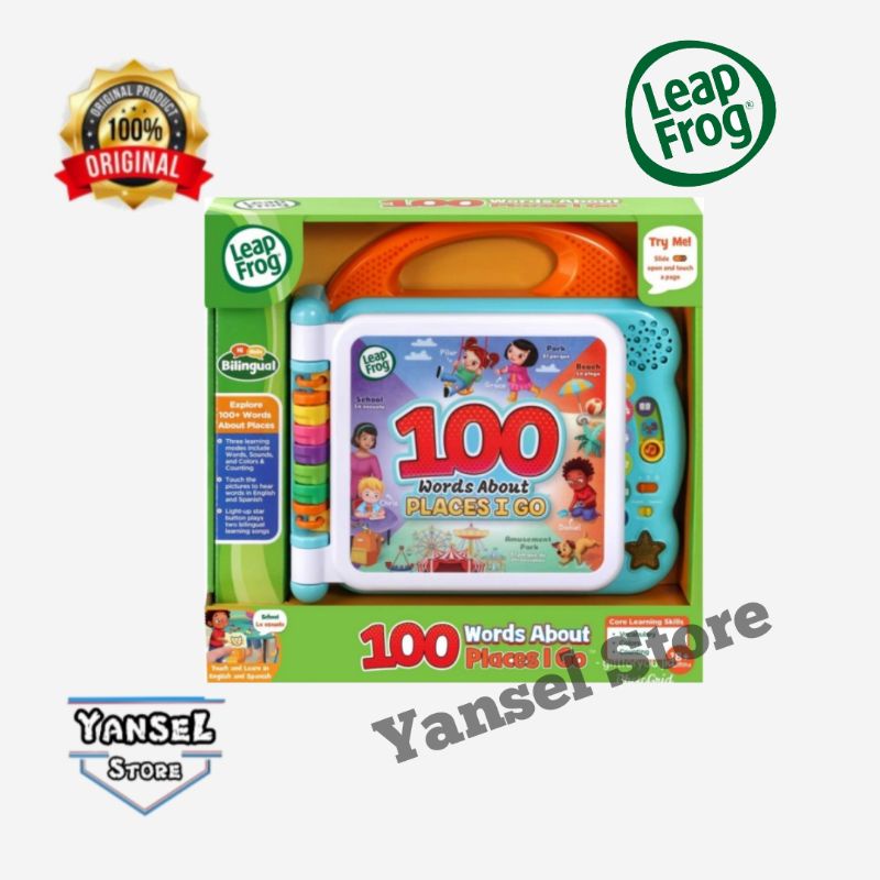 Leapfrog 100 words about places I go Book